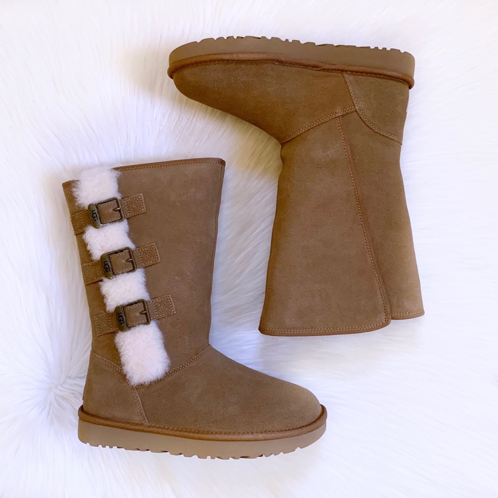 UGG Chestnut Suede Klea Boots - Picture 4 of 8